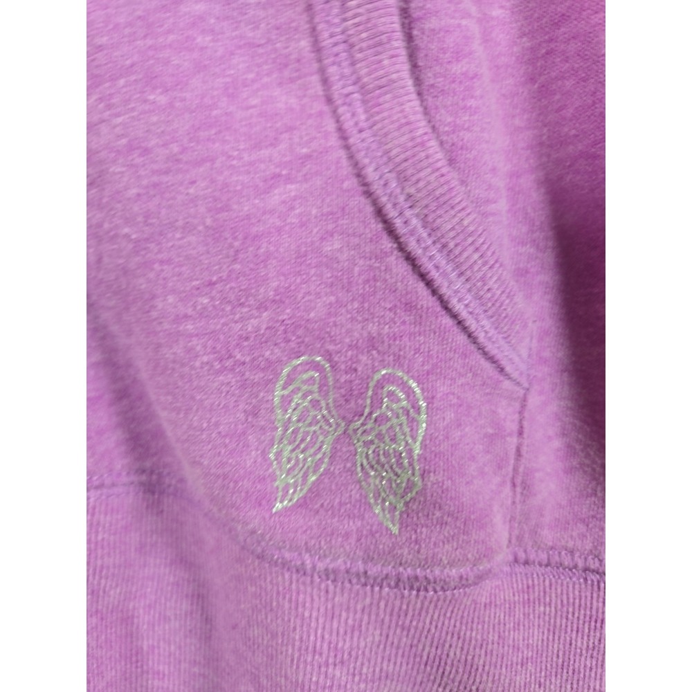 Women's Victoria's Secret Super Model Essentials Pink-Purple Hoodie Size M - Picture 3 of 7